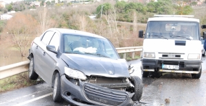 Beykoz'daki trafik kazasında 2 kişi yaralandı