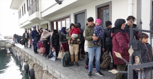 Çanakkale'de 126 düzensiz göçmen yakalandı