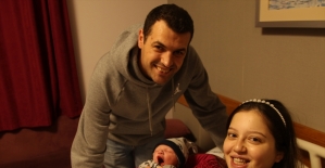 Edirne ve Tekirdağ'da yeni yılın ilk bebekleri doğdu