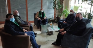 Başkan Yüce Ankara’da Sakaryaspor’u ziyaret etti