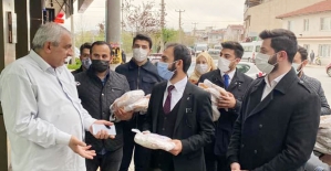 Bursa'da AK gençlerden 'iftara 5 kala' bereketi