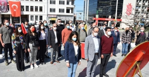 Bursa'da CHP'den 'sessiz' çelenk!