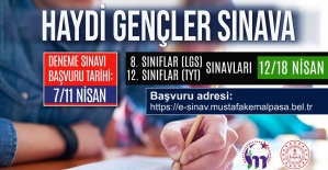 Bursa'da öğrencilere online sınav desteği