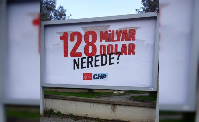 CHP'nin afişleri Savcılık talimatıyla kaldırıldı!