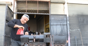 Mardin’e 30 yıldır gelmeyen trenin maketini yaptı   
