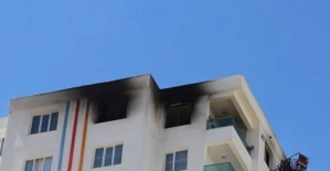 Diyarbakır'da 13 katlı bir binada yangın