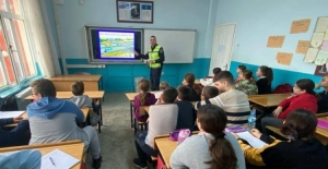 Edirne İpsala'da öğrencilere trafik eğitimi