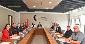 Başkan Ferdi Zeyrek, ilk encümen toplantısına katıldı