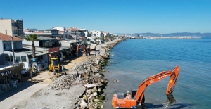 İzmir Güzelbahçede sahil projesine...