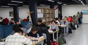Kayseri'de 7/24 kütüphane tam not aldı