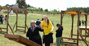 Konya'da 'anne-kız' kampı