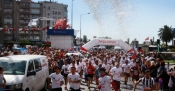 İzmir Karabağlar'da bağımsızlık ruhuyla koştular