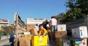 Marmaris Belediyesi, yardım toplama yerini tahliye ettirdi