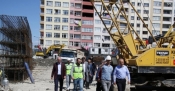 Rize'de kentsel dönüşüm saha çalışmaları incelendi 
