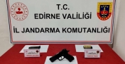 Edirne Jandarması kaçak silah ticaretini engelledi